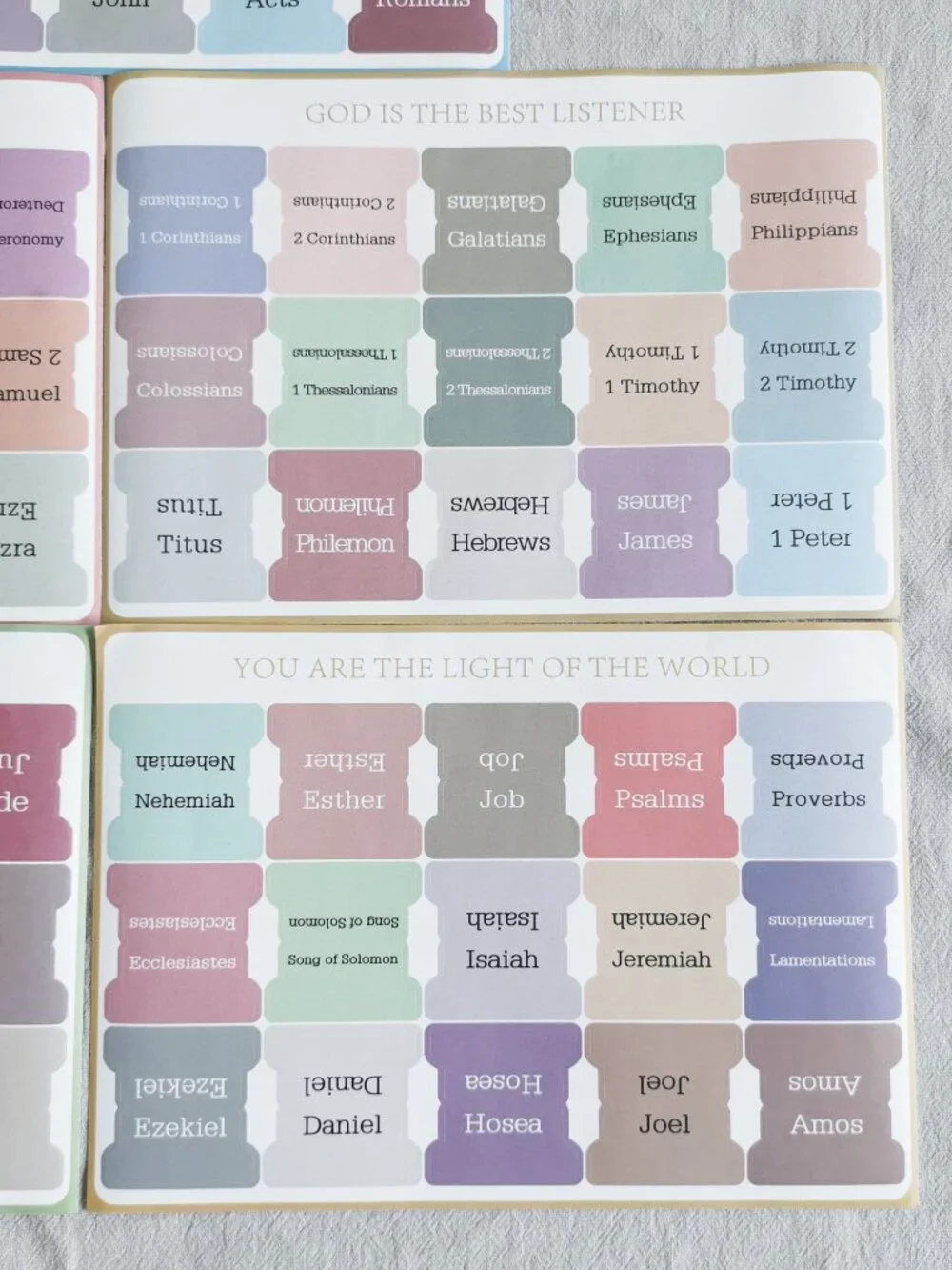 Bible Tab Stickers 75 Aesthetic Peel Stick Index Tabs